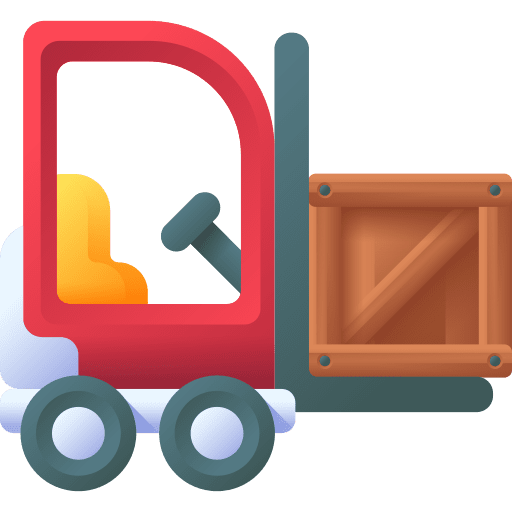 Forklift forklift shipping and delivery cargo icon Forklift forklift shipping and delivery cargo icon