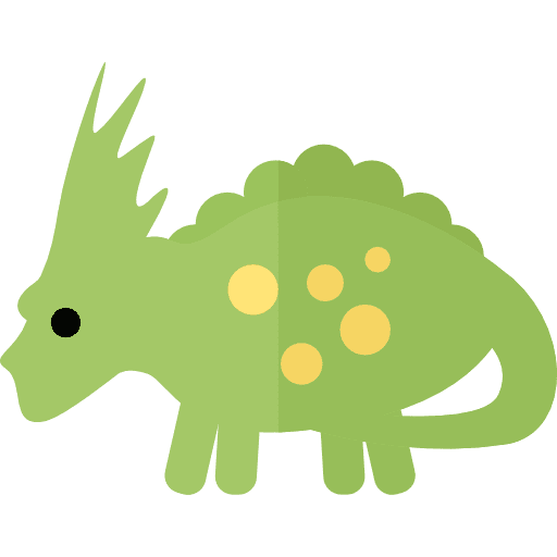 Triceratops animals triceratops herbivore icon