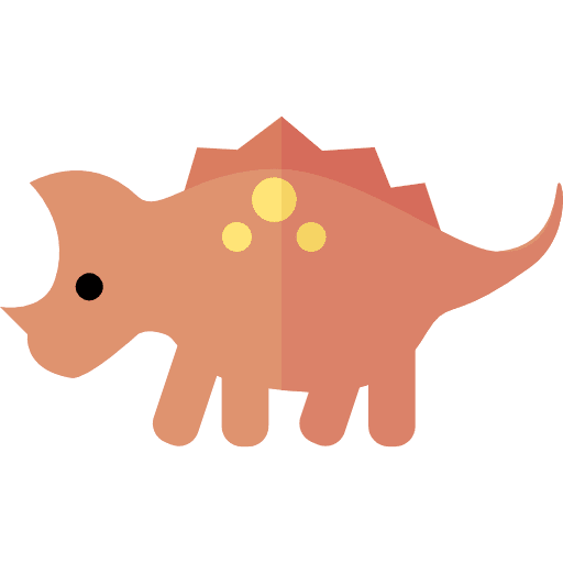 Triceratops triceratops wild life dinosaur icon Triceratops triceratops wild life dinosaur icon