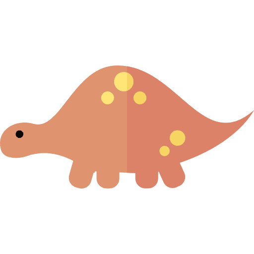 Dinosaur animals herbivore wild life icon Dinosaur animals herbivore wild life icon