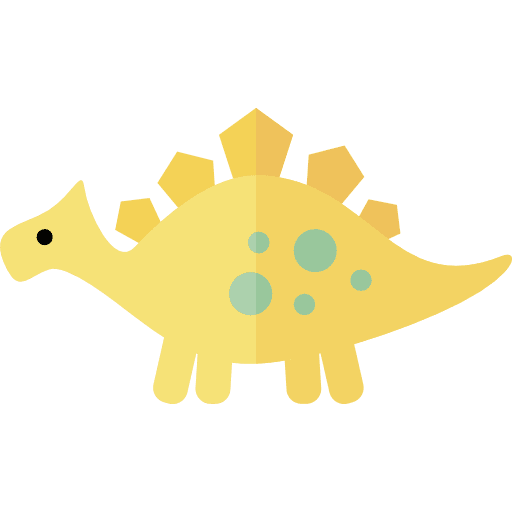 Stegosaurus extinct wild life dinosaur icon Stegosaurus extinct wild life dinosaur icon