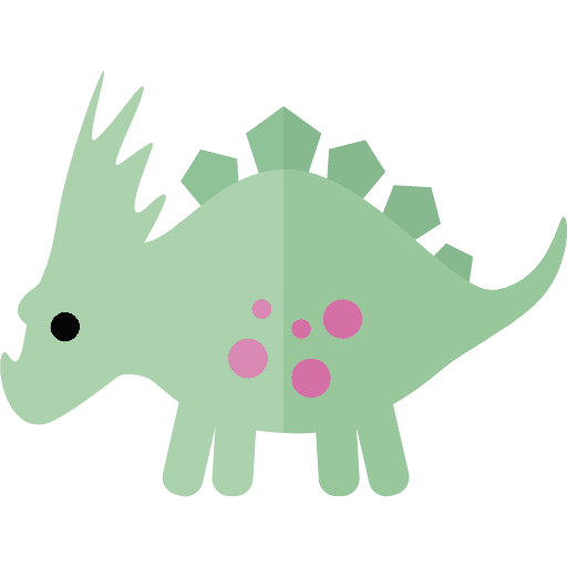 Triceratops animals extinct wild life icon Triceratops animals extinct wild life icon