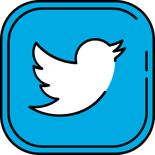 Twitter logo logotype blue twitter icon