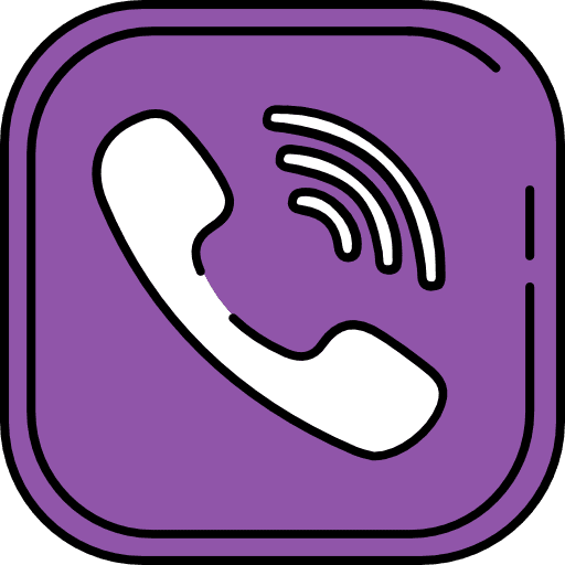 Viber logotype social network social media icon