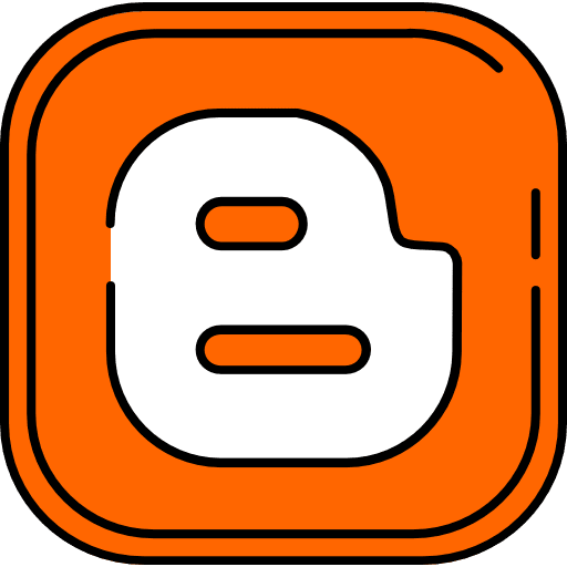 Blogger blog logo logotype icon