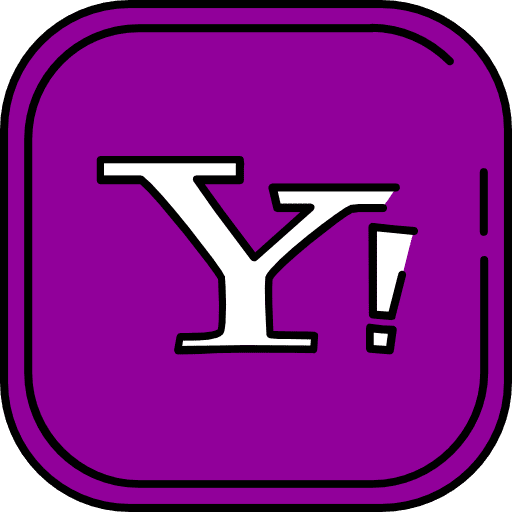 Yahoo email social network logotype icon