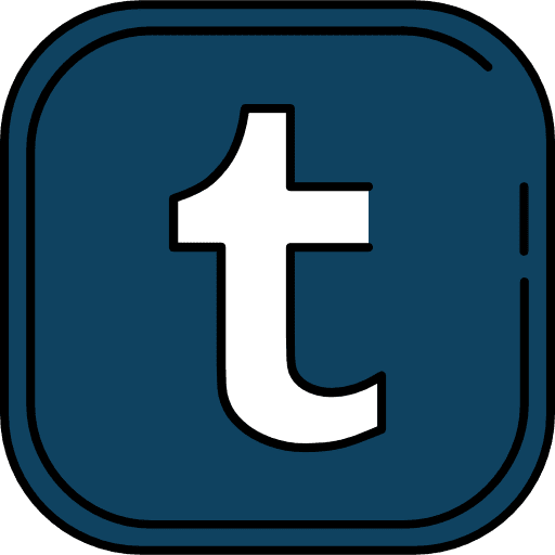 Tumblr social network logotype logos icon