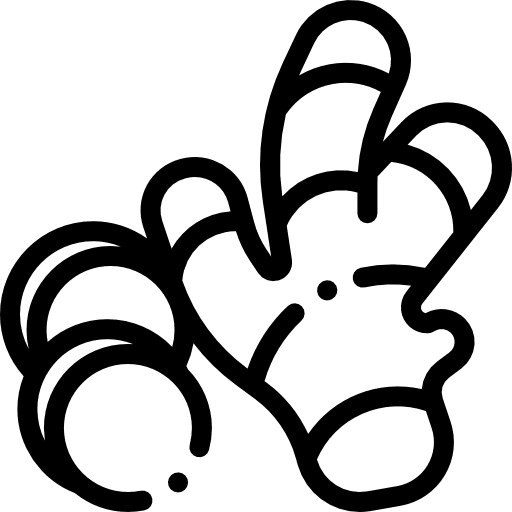 Ginger vegetable nutrition root icon