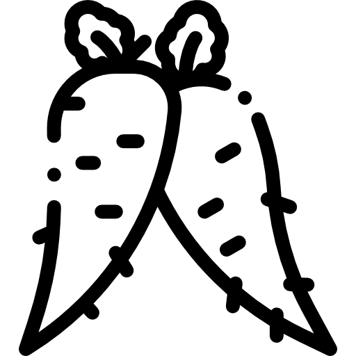 Horseradish food and restaurant diet organic icon Horseradish food and restaurant diet organic icon