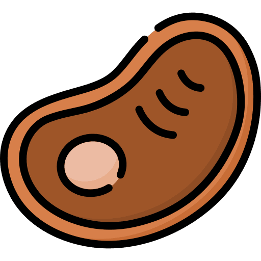 Steak protein food and restaurant raw meat icon Steak protein food and restaurant raw meat icon