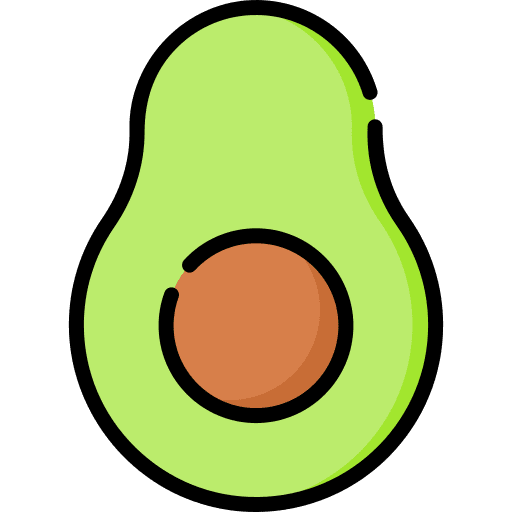 Avocado vegetarian fruit organic icon Avocado vegetarian fruit organic icon