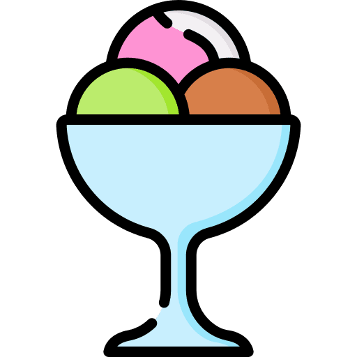 Ice cool bowl dessert icon Ice cool bowl dessert icon