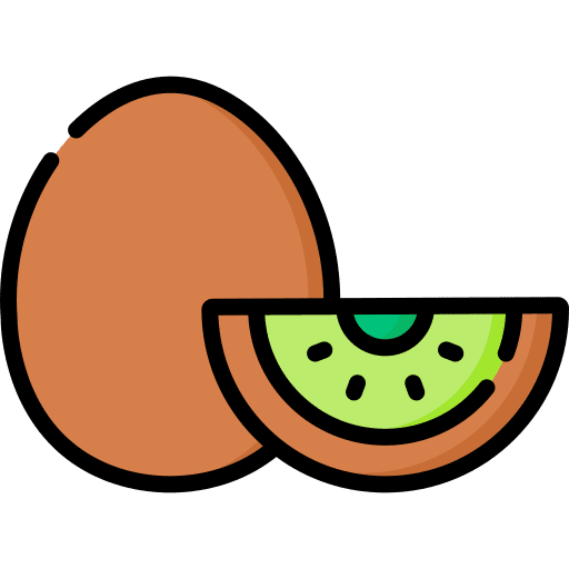 Kiwi fruit kiwi vegetarian icon Kiwi fruit kiwi vegetarian icon