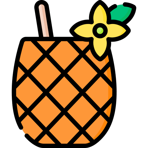 Pineapple cocktail drink pineapple icon Pineapple cocktail drink pineapple icon