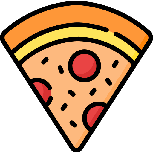 Pizza slice italian food food and restaurant dough icon Pizza slice italian food food and restaurant dough icon