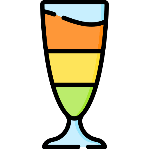 Rainbow rainbow cocktail food and restaurant icon Rainbow rainbow cocktail food and restaurant icon