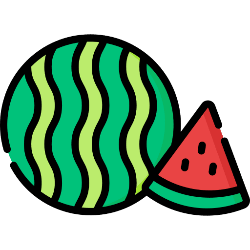Watermelon vegan vegetarian fast food icon Watermelon vegan vegetarian fast food icon