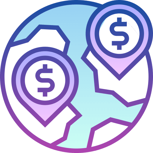 Business globe grid global economy pin icon Business globe grid global economy pin icon