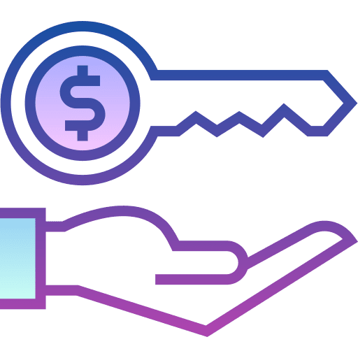 Business success solving business and finance icon Business success solving business and finance icon