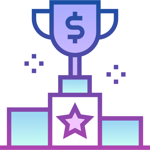 Success prize podium trophy icon Success prize podium trophy icon