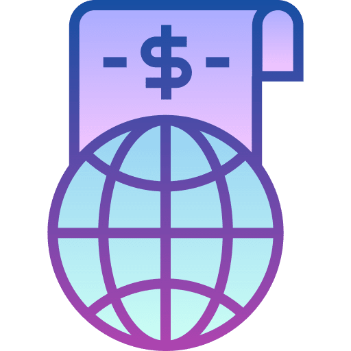 Transactions network world global icon Transactions network world global icon