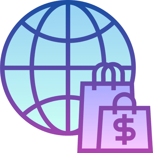 Global commerce commerce and shopping global icon Global commerce commerce and shopping global icon