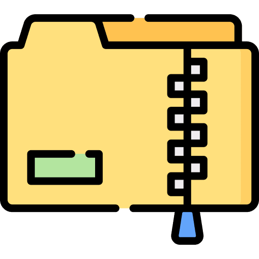 Data compression file storage compressed data storage icon