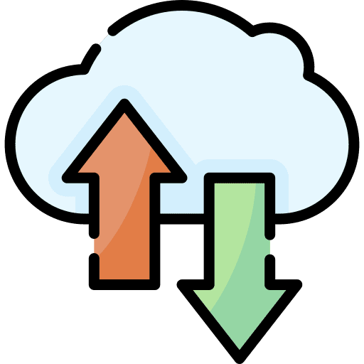 Data transfer data transfer multimedia option download icon Data transfer data transfer multimedia option download icon