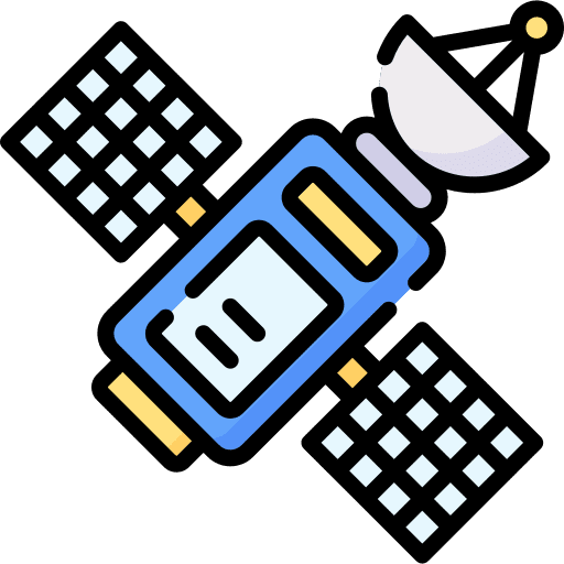 Satellite antenna technology electronics icon Satellite antenna technology electronics icon