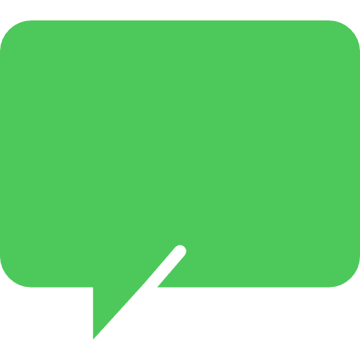 Chat bubble speech message chat icon