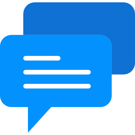 Chat message bubble speech comment icon