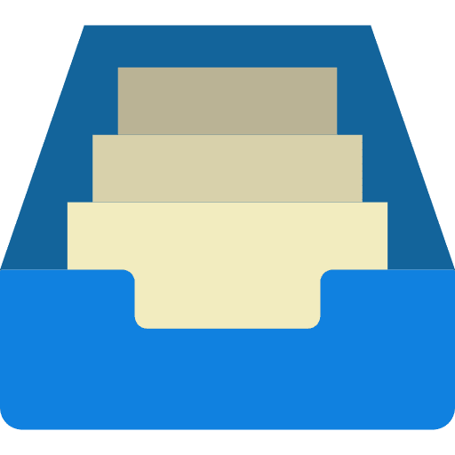Archive inbox file interface icon