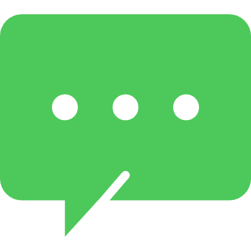 Chat message bubble speech conversation icon