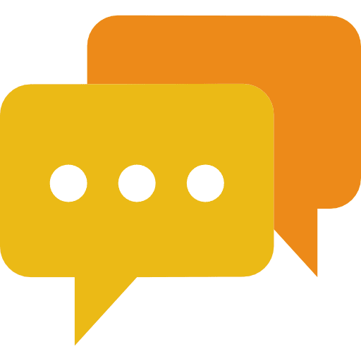 Chat message interface conversation icon