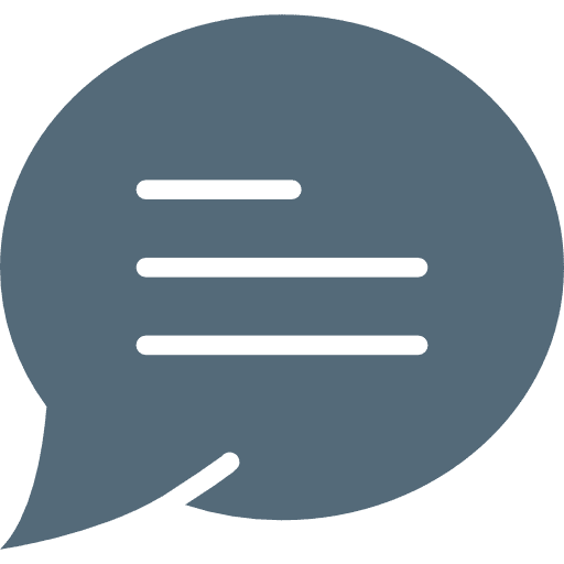 Chat comment bubble speech message icon