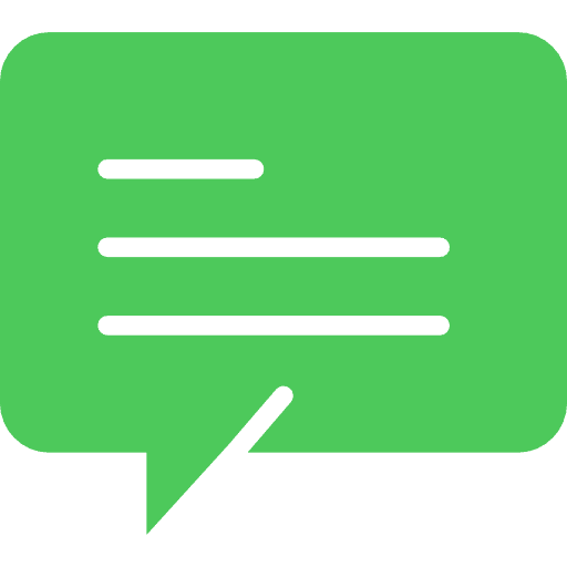 Chat conversation bubble speech interface icon