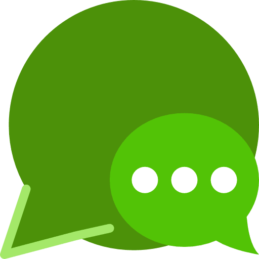 Chat bubble speech chat interface icon