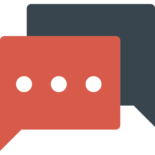 Chat conversation message bubble speech icon