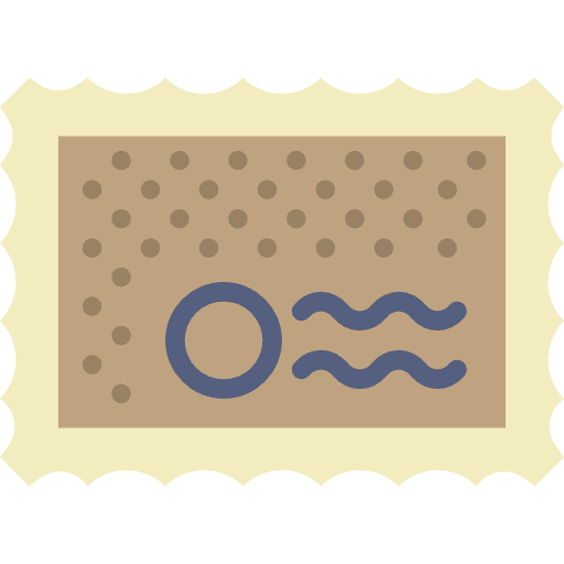 Stamp stamp interface mail icon