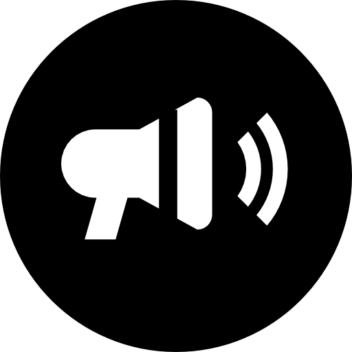 Announcement miscellaneous protest call to action icon Announcement miscellaneous protest call to action icon