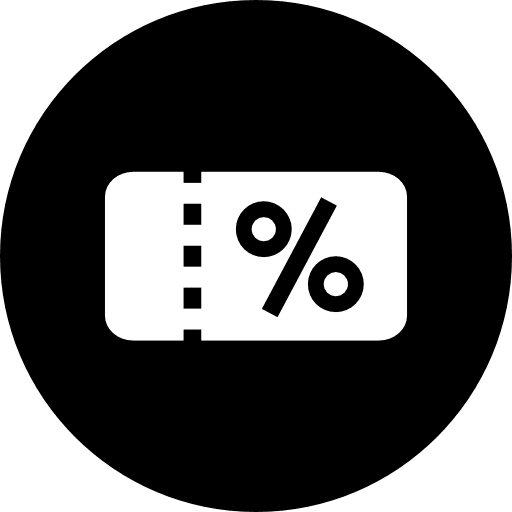 Coupon sales commerce currency icon Coupon sales commerce currency icon