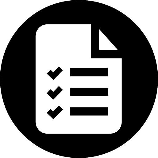 List tick list interface icon List tick list interface icon