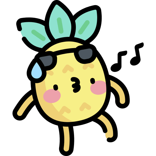 Whistle pineapple music and multimedia user icon Whistle pineapple music and multimedia user icon