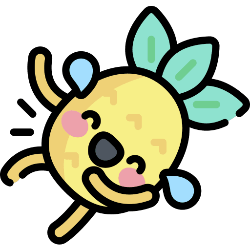 Laughing laughing pineapple character icon Laughing laughing pineapple character icon
