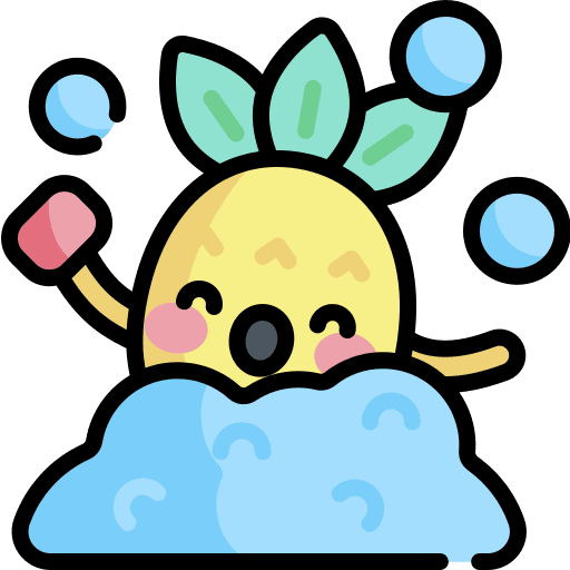 Shower bubbles shower user icon Shower bubbles shower user icon