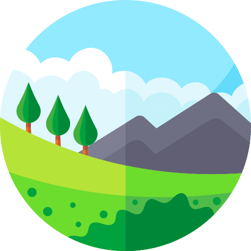 Savannah tree cultures scenery icon