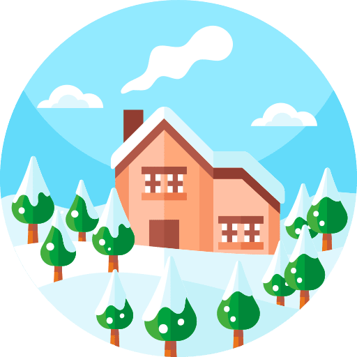 Cabin forest wood house holidays icon Cabin forest wood house holidays icon