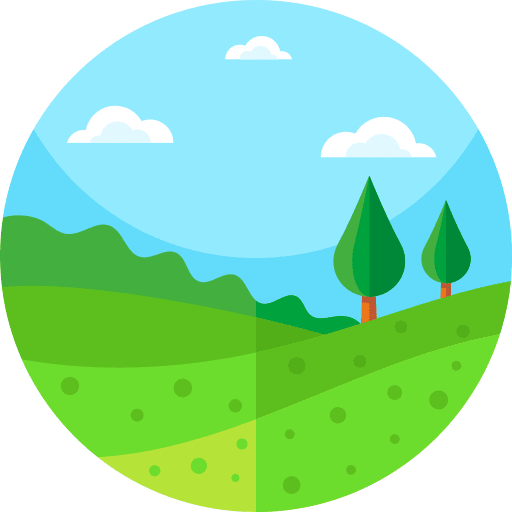 Hill rural cloud country icon Hill rural cloud country icon