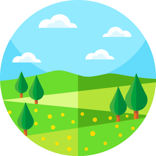 Hills mountain landscape trees icon Hills mountain landscape trees icon