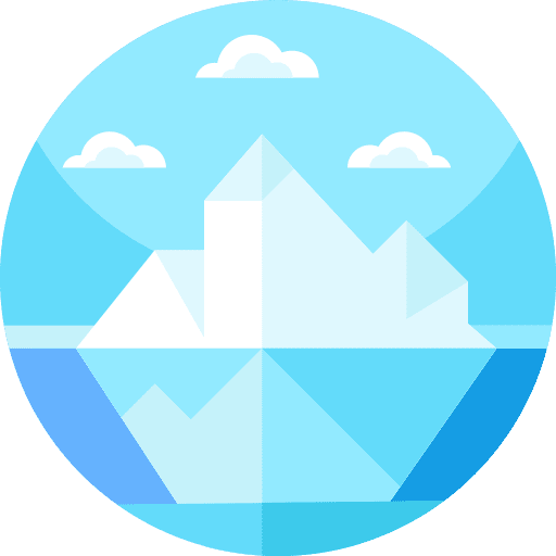 Iceberg melting arctic iceberg icon Iceberg melting arctic iceberg icon